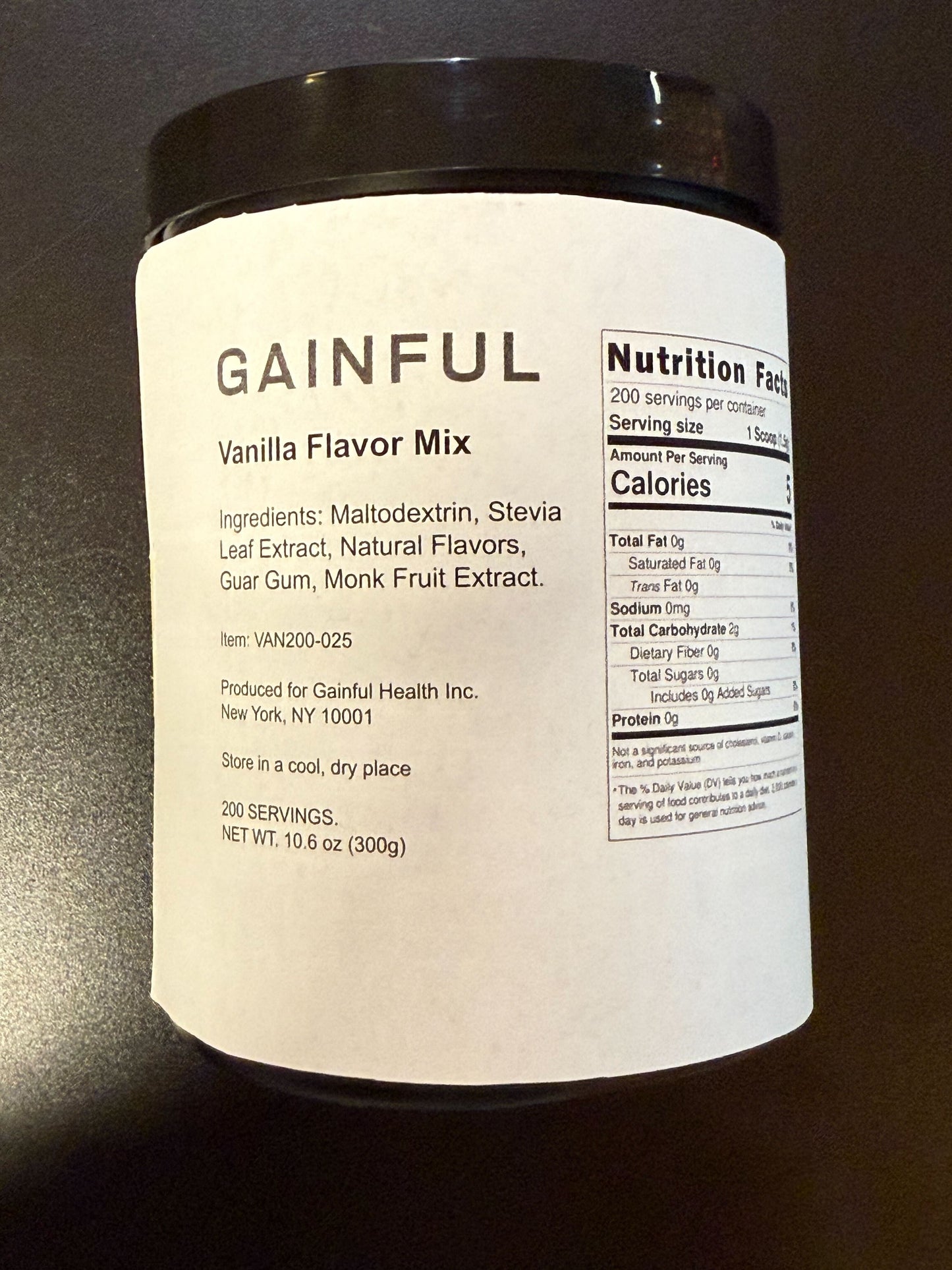 Vanilla Flavor Boost - 200 Servings