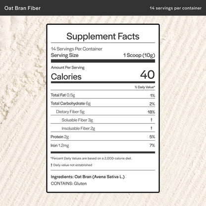 Oat Bran Fiber
